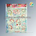 cartoon children sticker interior decoration sticker,puffer sticker